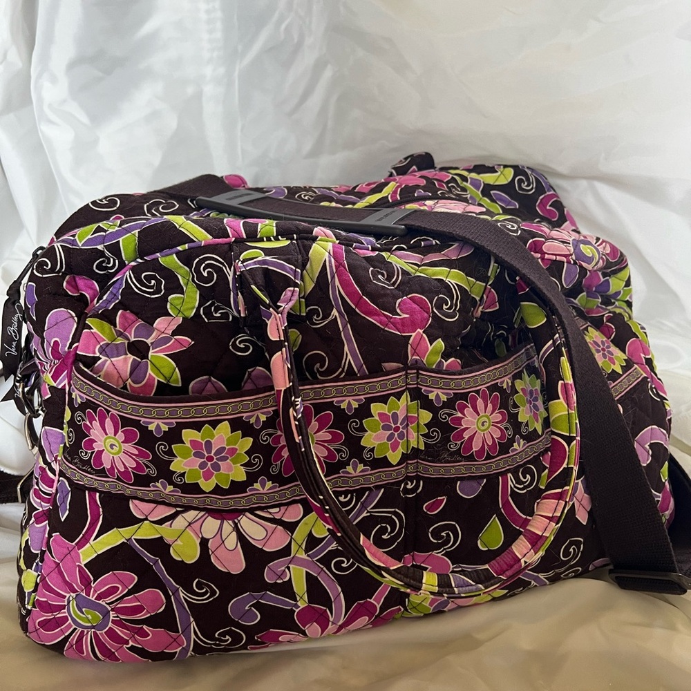 Vera Bradley Purple Punch Weekender Bag